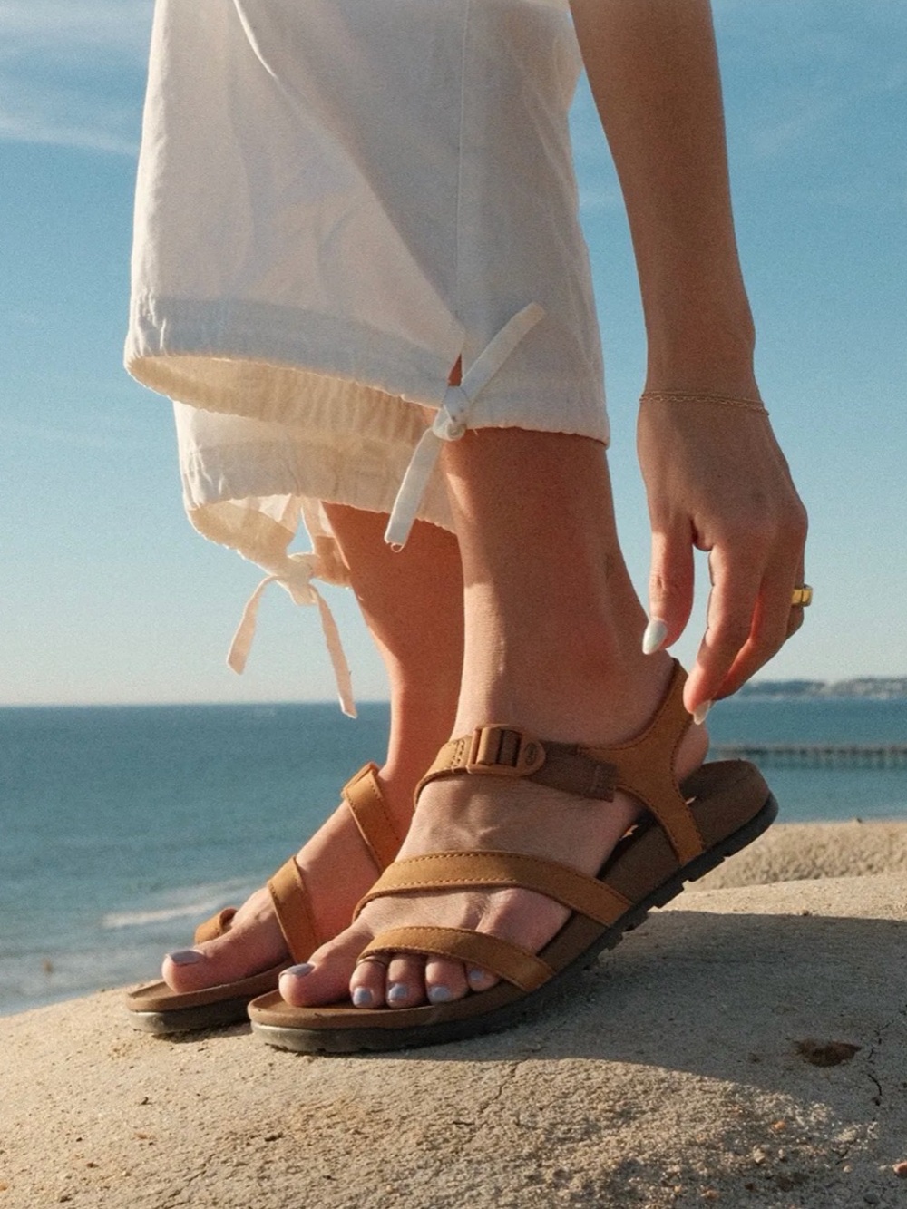 Chaco Women's Tan Strappy Outdoor Sandals
